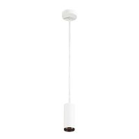 Pakabinamas LED šviestuvas NUMINOS® PD DALI S, baltas/juodas 2700K 24°