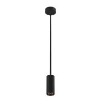 Pakabinamas LED šviestuvas NUMINOS® PD DALI S, juodas/juodas 3000K 60°
