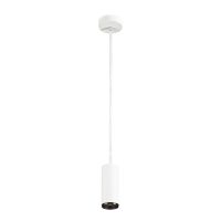 Pakabinamas LED šviestuvas NUMINOS® PD DALI S, baltas/juodas 4000K 36°