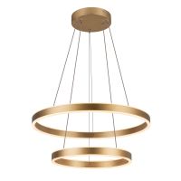 Pakabinamas LED šviestuvas ONE DOUBLE PHASE up/down, žalvario sp., 35W 2700/3000K 130°