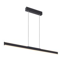 Pakabinamas LED šviestuvas ONE LINEAR 100 PHASE up/down, juodas, 24W 2700/3000K
