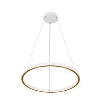 Pakabinamas LED šviestuvas ONE CUBE, 300cm, 3000K, DALI 2, Touch, baltas