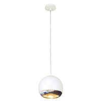 Pakabinamas šviestuvas LIGHT EYE, QPAR111, baltas/chrominis, max. 75W