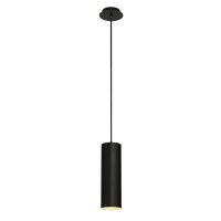 Pakabinamas šviestuvas ENOLA, A60, apvalus, matinis juodas, E27, max. 60W