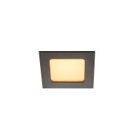Sieninis arba lubinis įleidžiamas LED šviestuvas FRAME BASIC, 3000K, matinis juodas, SET, 9.4W, su maitinimo šaltiniu