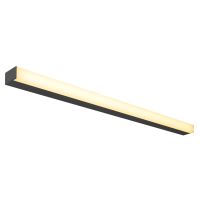 Sieninis arba lubinis paviršinis LED šviestuvas SIGHT LED, 1150mm, juodas