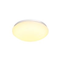 Sieninis arba lubinis paviršinis LED šviestuvas LIPSY 30 Dome, baltas, IP44, 3000/4000K