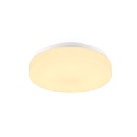 Sieninis arba lubinis paviršinis LED šviestuvas LIPSY 30 Drum CW, baltas, IP44 3000/4000K