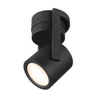 Sieninis arba lubinis paviršinis LED šviestuvas OCULUS CW, juodas, reguliuojama šviesos spalva, 2000-3000K