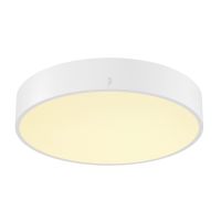 Sieninis arba lubinis paviršinis LED šviestuvas MEDO® PRO 40, apvalus, 3000/4000K, 19W, DALI, Touch, 70°, UGR<19, DC, baltas