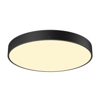 Sieninis arba lubinis paviršinis LED šviestuvas MEDO® PRO 60, apvalus, 3000/4000K, 39W, DALI, Touch, 110°, juodas