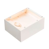 Sieninis paviršinis LED šviestuvas SHELL 15, WL, 3000K, baltas