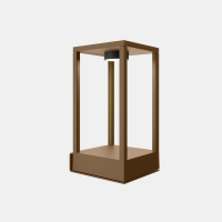 Lauko šviestuvas  IP66 RACK LED 13.5W 2700K GOLD 760LM