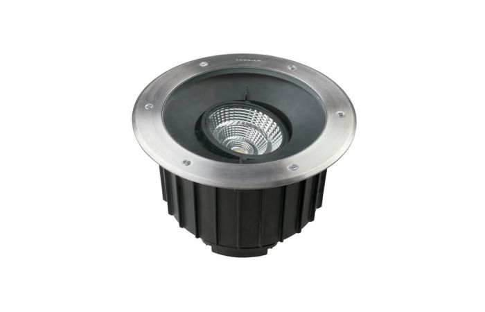 Įleidžiamas į grindinį šviestuvas Gea Cob LED Aluminium ø300mm