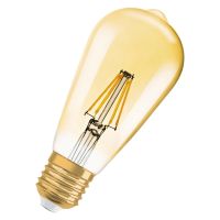 Vintage 1906 LED CL Edison  FIL GOLD 55 dim  7W/825 E27