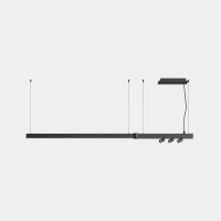 Linijinė apšvietimo sistema APEX_3_SPOTS_D30_AW48_49_51_52_53_54 27W LED WARM-WHITE 3  Black, Negre