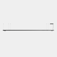 Linijinė apšvietimo sistema APEX_2_SPOTS_D50_AW55_56_57_58_59_61 42W LED WARM-WHITE 2  Black, Negre