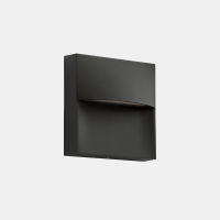 Sieninis šviestuvas  IP66 SAM LED LED 3.2W SW 2700-3200-4000K ON-OFF BLACK 269LM