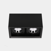 Šviestuvas downlight MULTIDIR SURFACE BIG 8W BLACK IN IP20 / OUT IP54 Black, Transparent