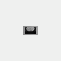 Šviestuvas downlight MULTIDIR TRIM SMALL 8W GREY IN IP20 / OUT IP54 Grey, Transparent