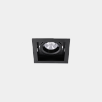 Šviestuvas downlight MULTIDIR TRIM BIG 8W BLACK IN IP20 / OUT IP54 Black, Transparent