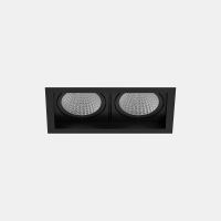 Šviestuvas downlight MULTIDIR TRIM BIG 8W BLACK IN IP20 / OUT IP54 Black, Transparent