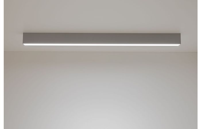 Paviršinis šviestuvas LINEA 120 20W LED DIR GREY OP