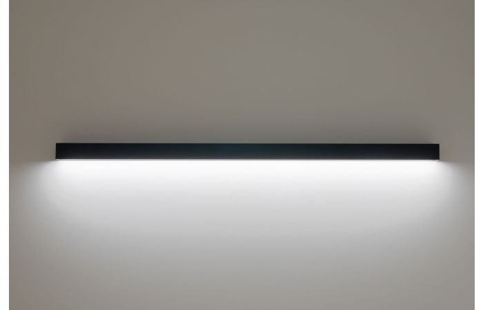 Sieninis šviestuvas LINEA W 60 12W LED BLACK OP