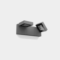 Sieninis šviestuvas  IP66 MODIS DOUBLE 430MM LED LED 18.3.,18.3W LED NEUTRAL-WHITE 4000K   Urban grey, Transparent