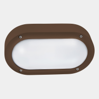Sieninis šviestuvas  IP66 BASIC E27 15W BROWN