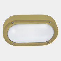 Sieninis šviestuvas  IP66 BASIC LED 6.7W SW 2700-3200-4000K ON-OFF GOLD 674LM