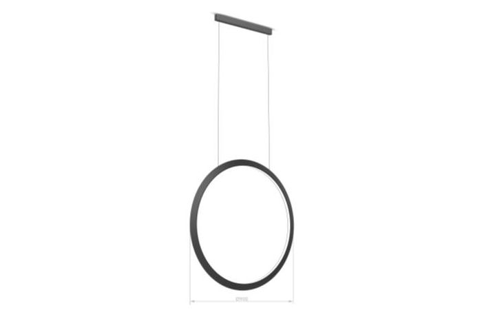 Pakabinamas šviestuvas Circular Vertical Inward ø900 Recessed