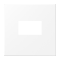 Dangtelis USB lizdui baltos matinės spalvos LS - JUNG LS1969USBWWM