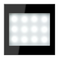 Dangtelis LED-Leselicht juodas LS - JUNG LS539SWLEDLW-12