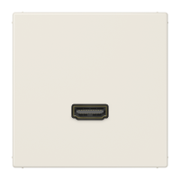 Lizdas potinkinis HDMI dramblio kaulo spalvos LS - JUNG MALS1112