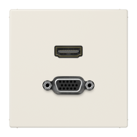 Lizdas potinkinis dramblio kaulo spalvos HDMI /VGA LS - JUNG MALS1173
