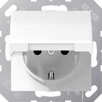 Dangtelis lizdui baltas IP44 A - JUNG A1520KLPLWW