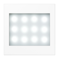 Dangtelis LED signalinis blokui LS - JUNG LS539WWLEDLW-12