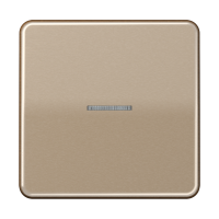 Klavišas viengubas jungikliui su apšvietimu bronzinis CD - JUNG CD590KO5GB