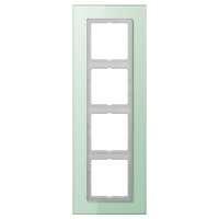 Rėmelis keturgubas stiklinis LS - JUNG LSP984GLAS