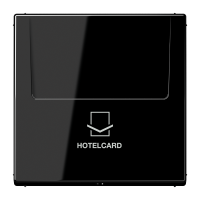 Dangtelis korteliniam jungikliui juodas LS - JUNG LS590CARDSW