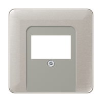 Dangtelis TAE/USB lizdui, kolonėlėms platinos spalvos CD - JUNG CD569TPT