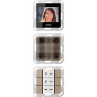 Stotelė telefonspynės vidinė video šampano spalvos LS - JUNG SIVIA622CH