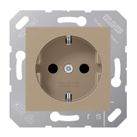 Kištukinis lizdas potinkinis SCHUKO 50x50 16A 250V CD - JUNG CD5120BFBB