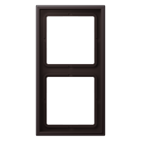 Rėmelis apdailos dvigubas dark spalvos LS ZERO - JUNG LSZAL982BFD