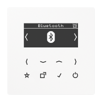 Radijas skaitmeninis baltas su bluetooth sąsaja LS - JUNG DABLSBTWW