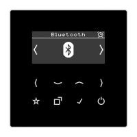 Radijas skaitmeninis juodas su bluetooth sąsaja LS - JUNG DABLSBTSW