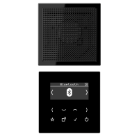 Radijas skaitmeninis juodas su bluetooth sąsaja mono LS - JUNG DABLS1BTSW