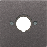 Dangtelis su skyle D22.5mm aliumininis antracito spalvos LS - JUNG AL2964AN