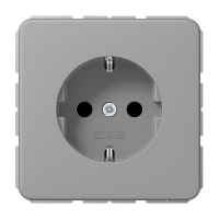 Kištukinis lizdas potinkinis SCHUKO be rėmelio pilkas 16A 250V CD - JUNG CD1520GR